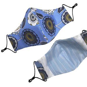 Lavendar Medallion Face Mask with Nose Wire Cotton